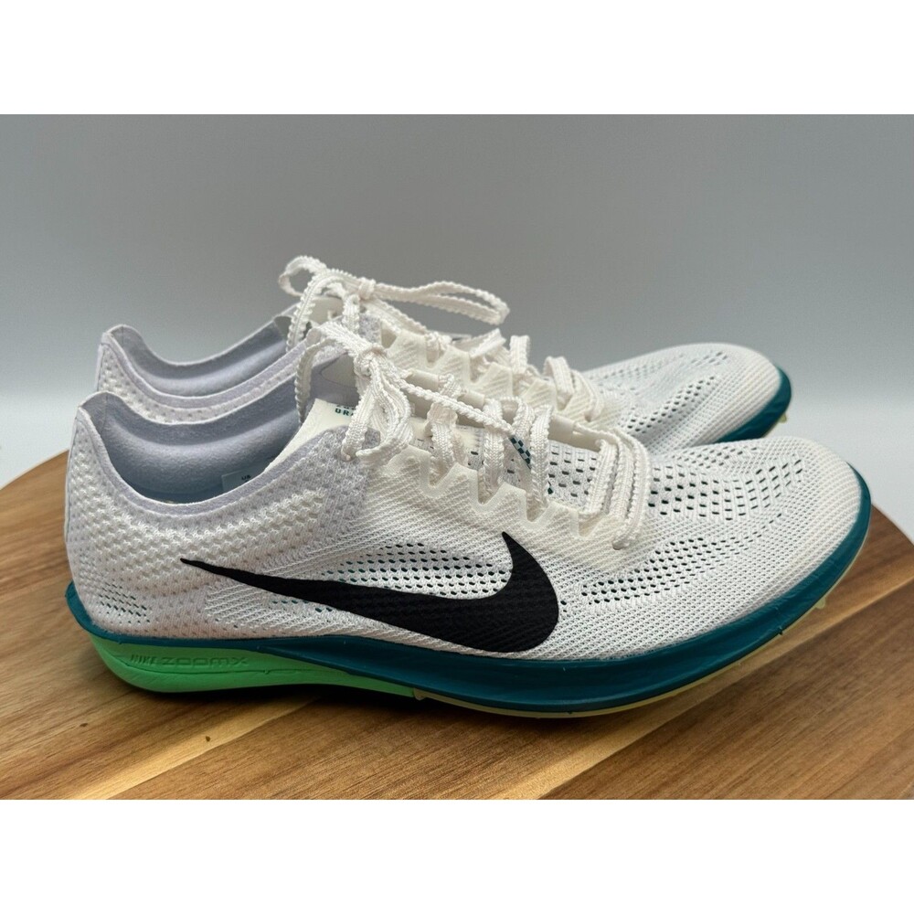 NIKE ZoomX Dragonfly 2 Track Spikes Size 5 White/Black/Spruce FD8413-102